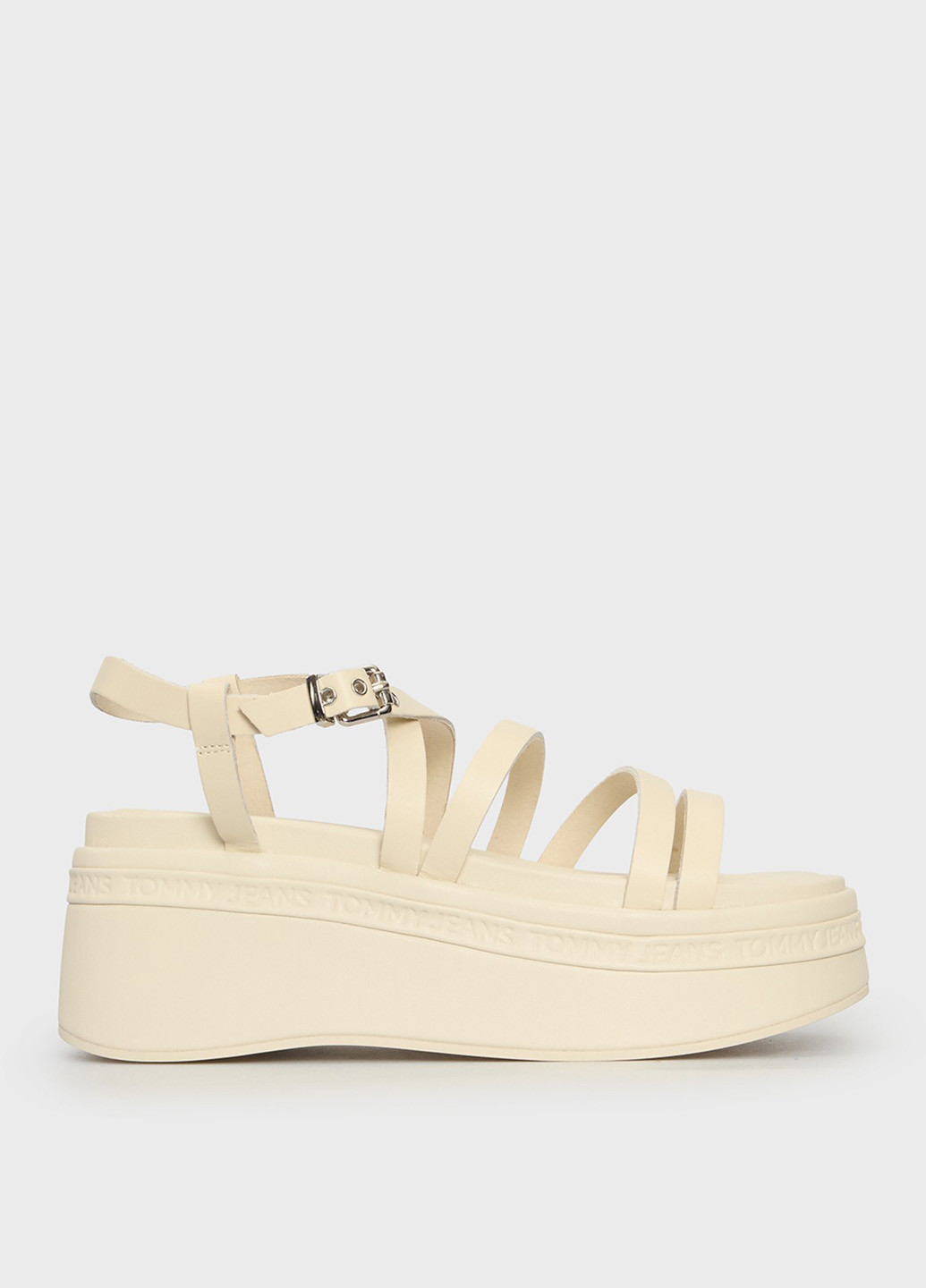 Белые босоножки Tommy Jeans с ремешком с логотипом