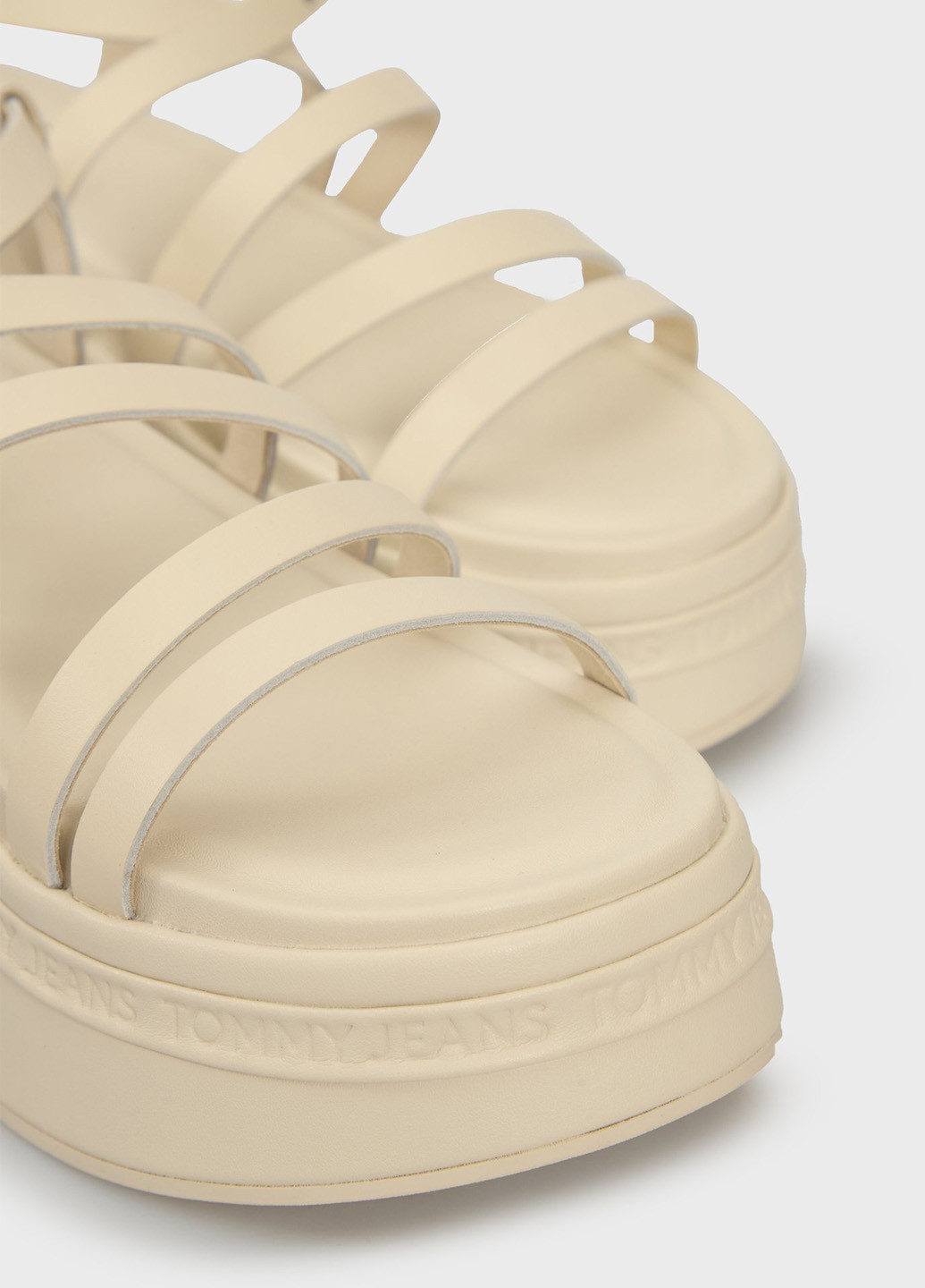 Белые босоножки Tommy Jeans с ремешком с логотипом