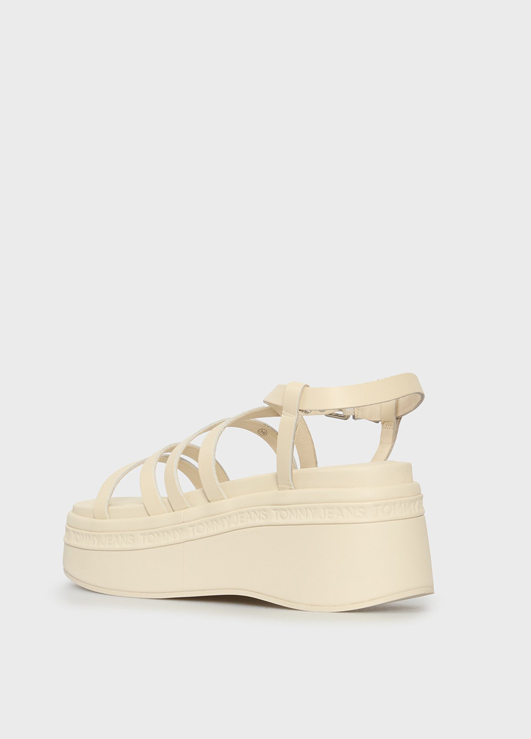Белые босоножки Tommy Jeans с ремешком с логотипом