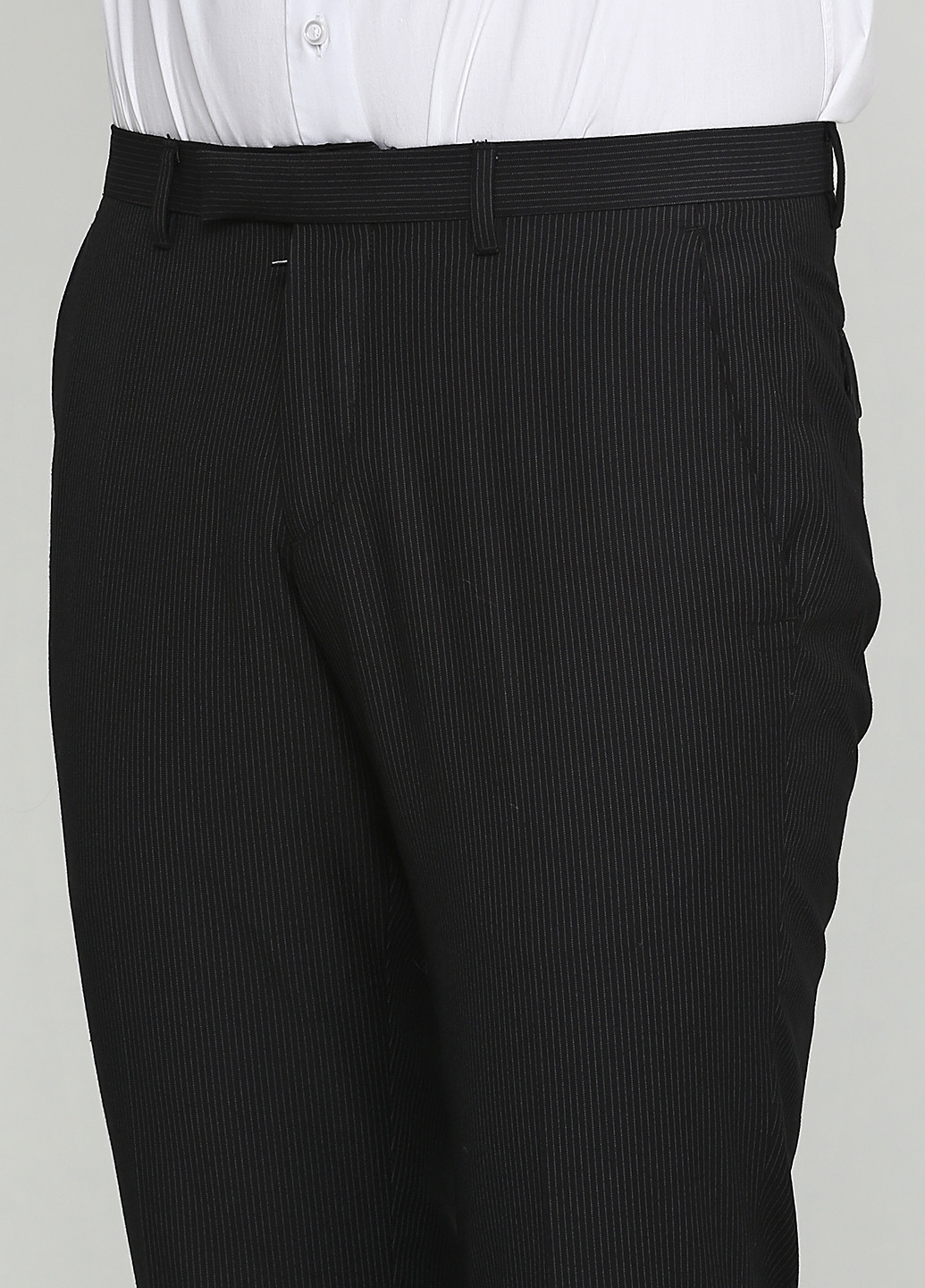 Черные кэжуал демисезонные с высокой талией брюки Katharine Hamnett