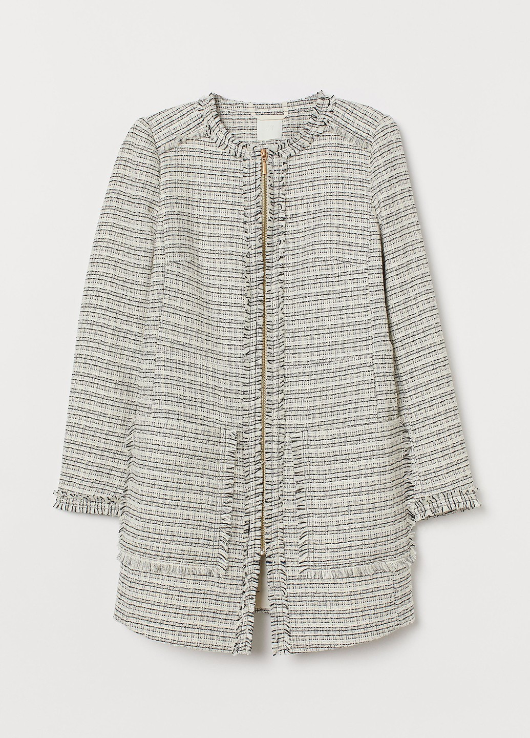 Светло-серое демисезонное Пальто однобортное H&M