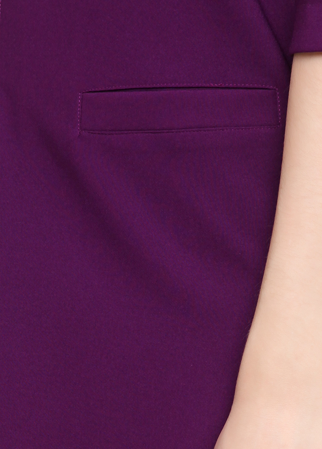 Фиолетовое кэжуал платье платье-футболка Sassofono однотонное