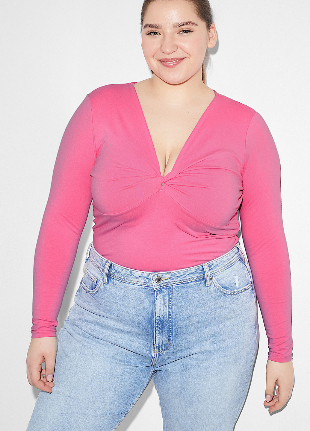 Розовая блуза C&A