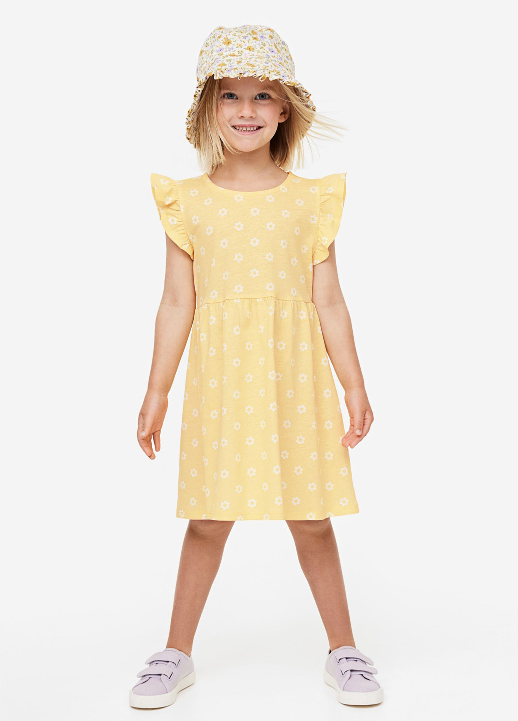 Светло-жёлтое платье H&M (293057613)