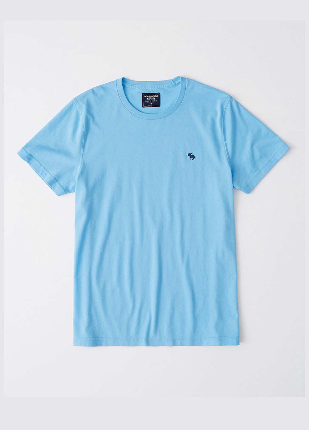 Голубая футболка Abercrombie & Fitch