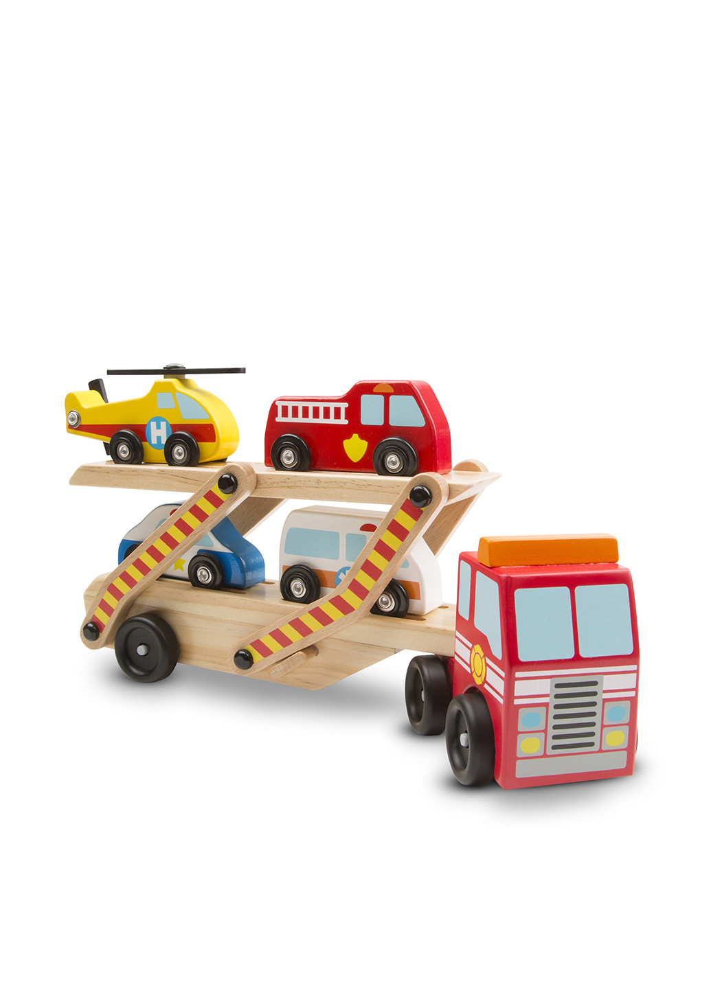 Деревянный аварийный перевозчик-трейлер, 18,4х35 см Melissa & Doug (251711302)