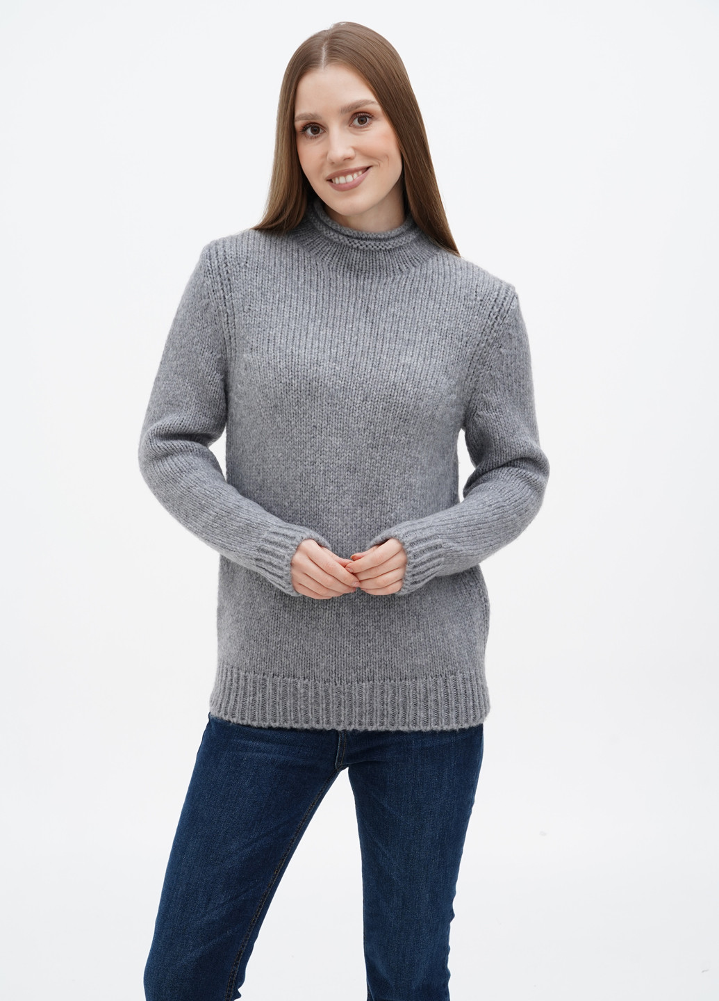 Сірий демісезонний светр Laurel