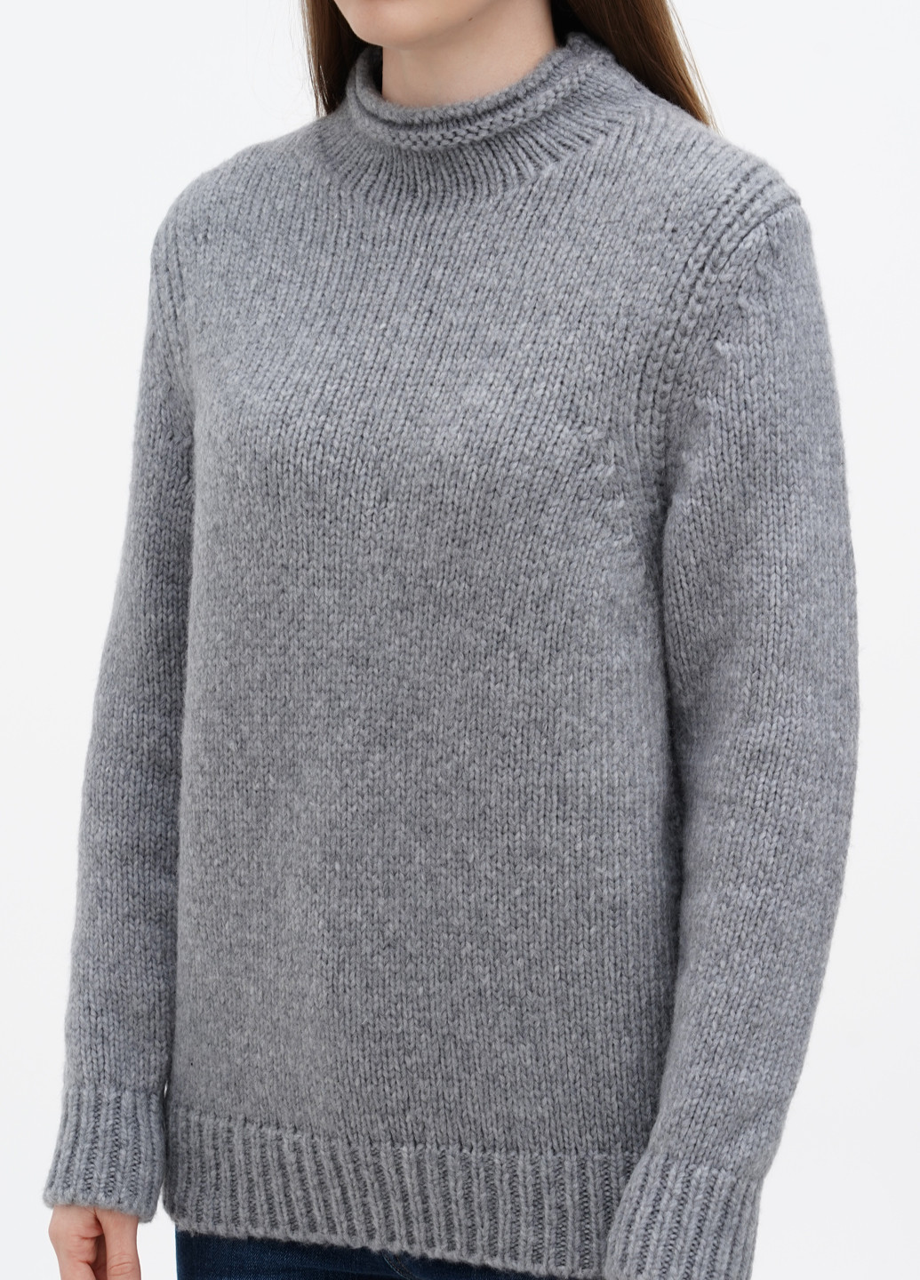 Серый демисезонный свитер Laurel