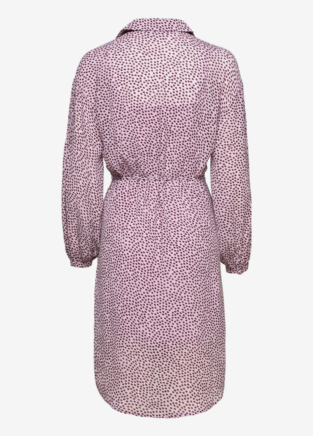 Розовое кэжуал платье рубашка Moss Copenhagen в горошек
