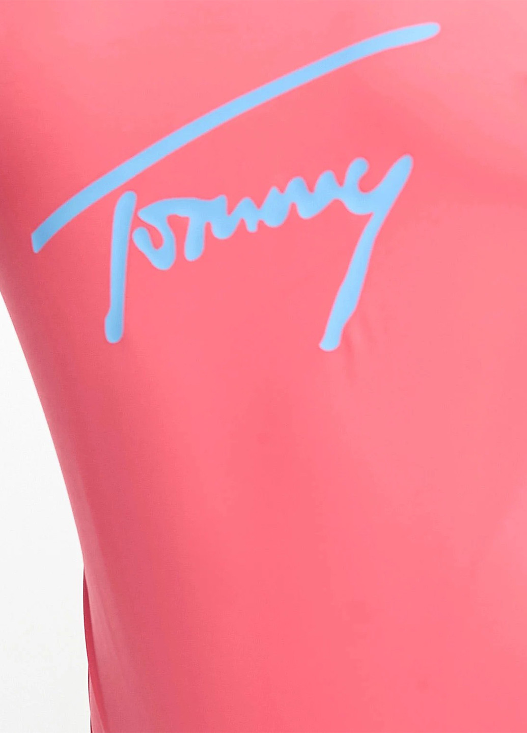 Розовый летний купальник слитный Tommy Hilfiger