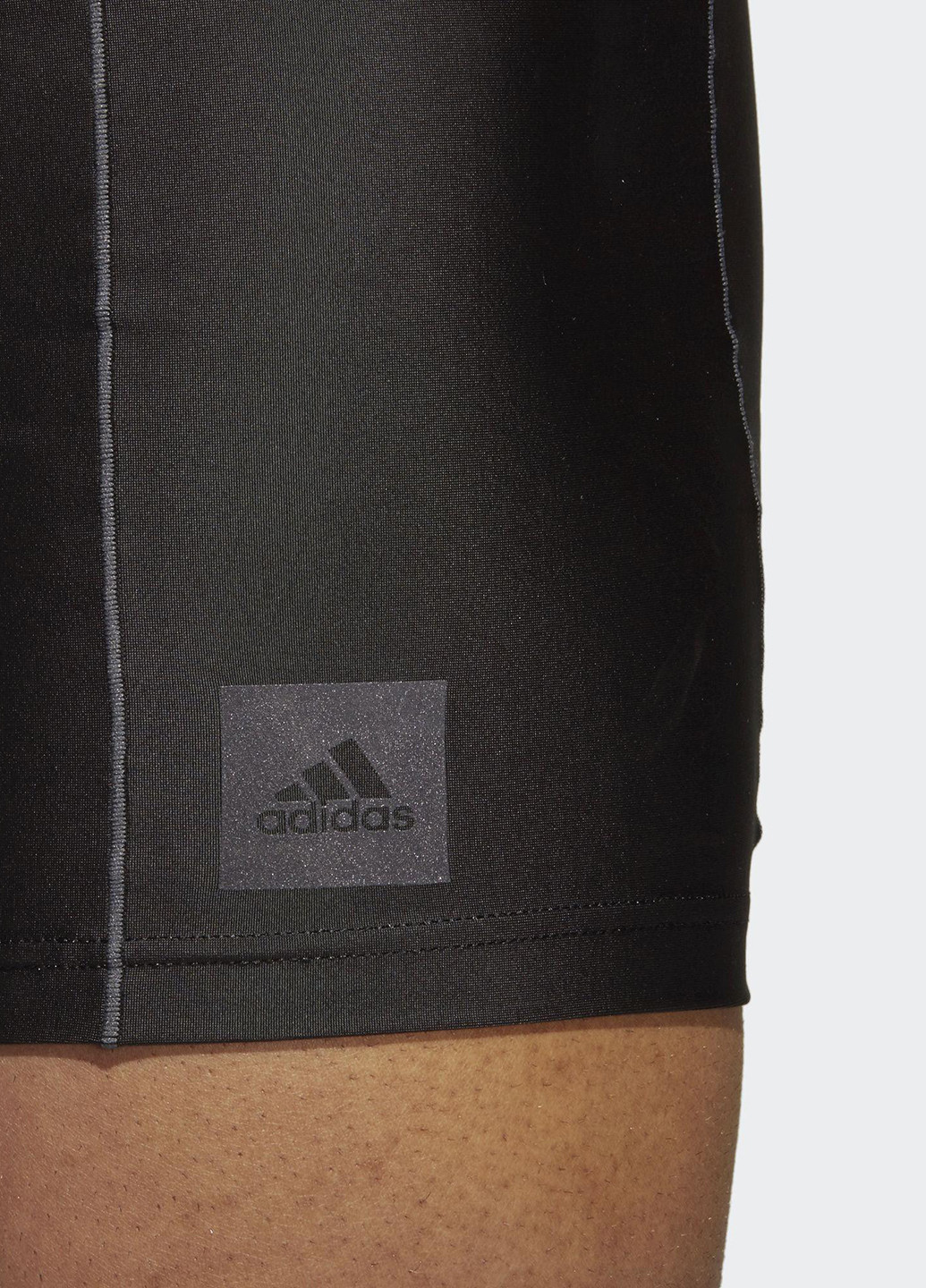 Мужские темно-серые спортивные плавки шорты adidas
