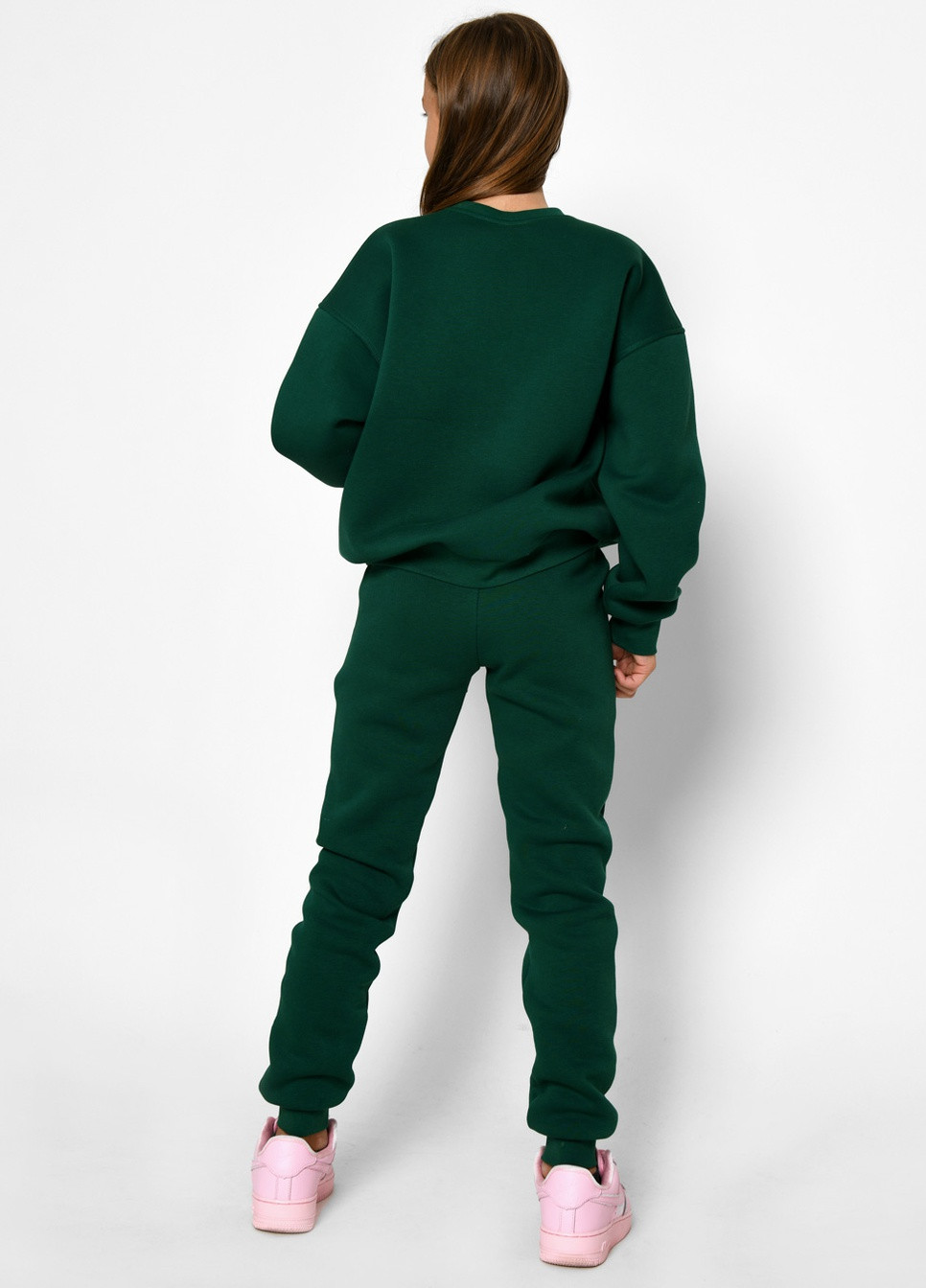 Зеленый демисезонный подростковый спортивный костюм Carica