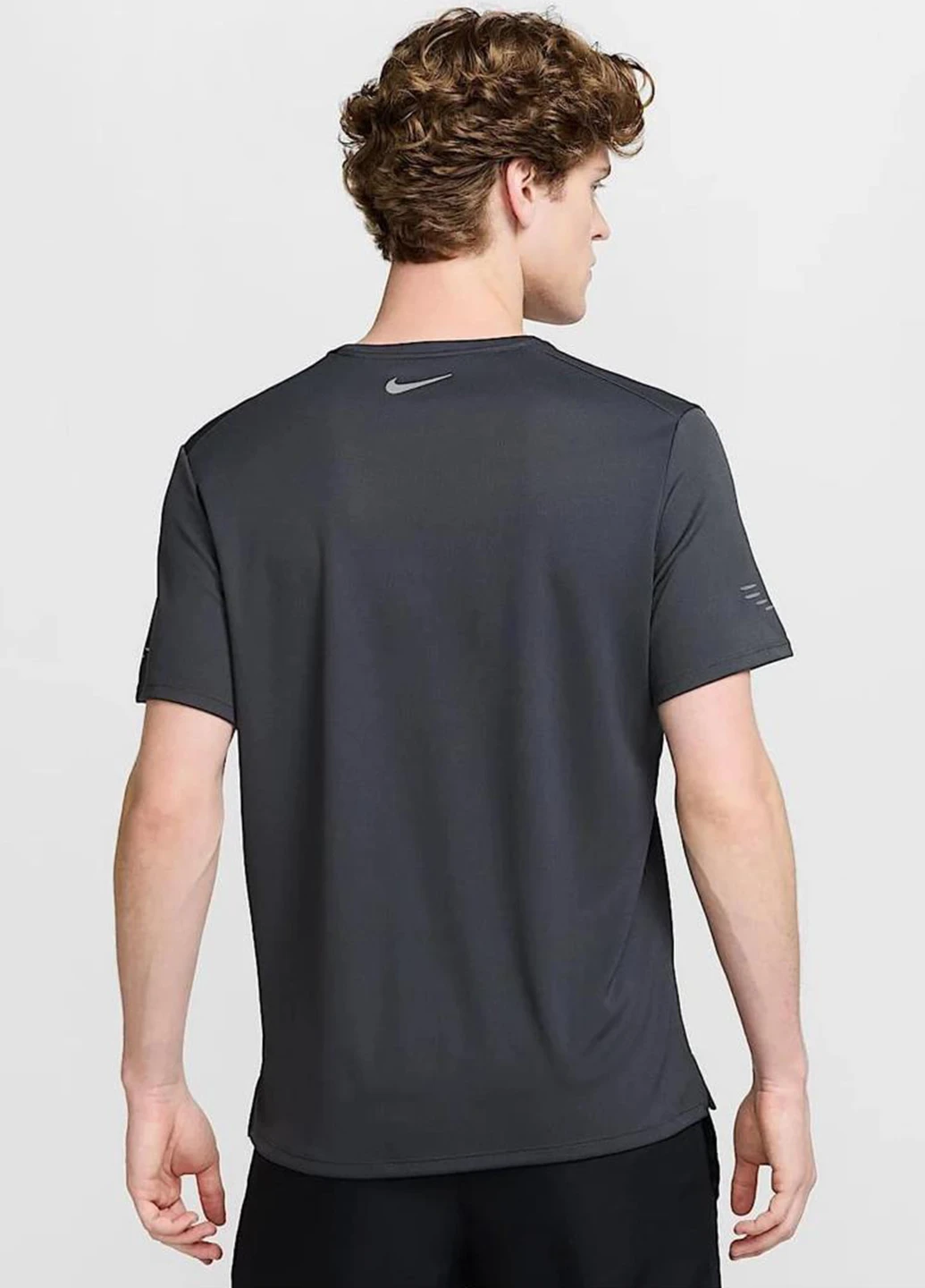 Графітова футболка ib4127-070 Nike Miler Flash Dri-FIT UV Short-Sleeve
