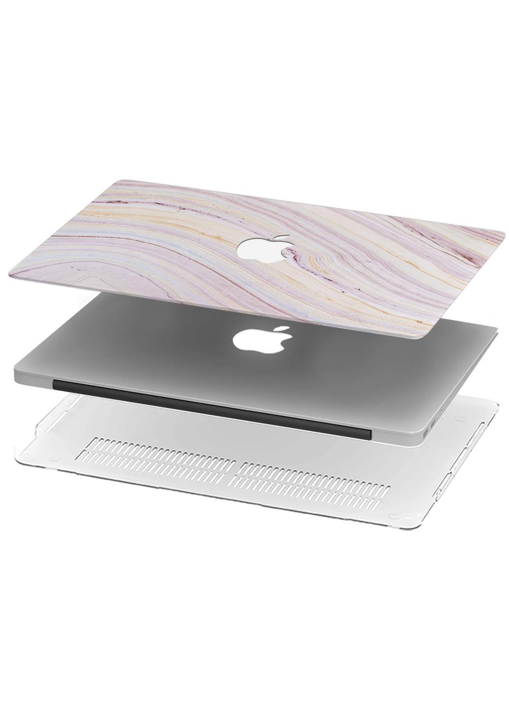 Чехол пластиковый для Apple MacBook Air 11 A1465 / A1370 Пастельный мрамор (Pastel marble) (6349-2349) MobiPrint (218858932)