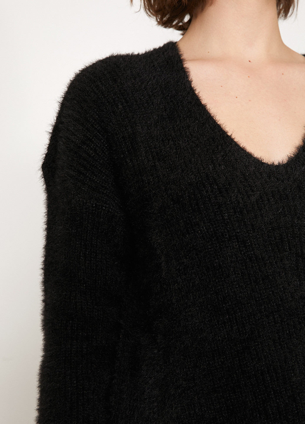 Чорний зимовий пуловер пуловер KOTON