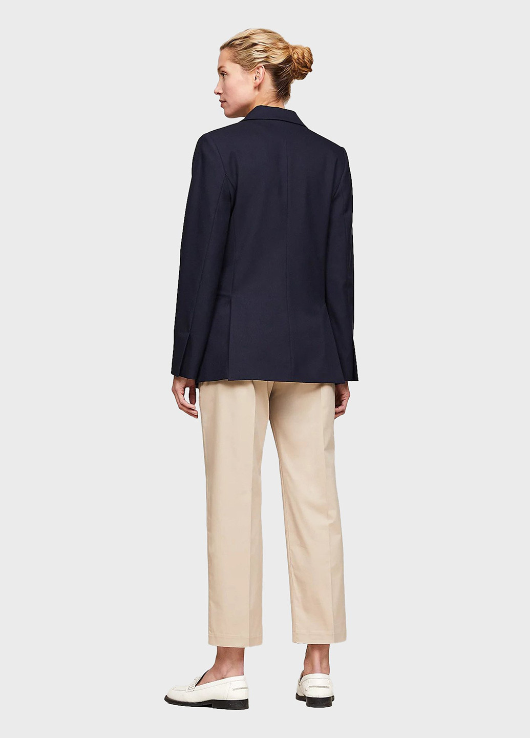 Темно-синий женский жакет Tommy Hilfiger однотонный - демисезонный