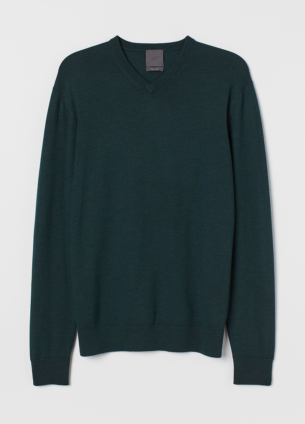 Темно-зеленый демисезонный пуловер пуловер H&M