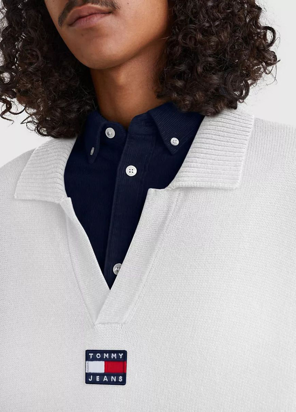 Молочный зимний свитер Tommy Hilfiger