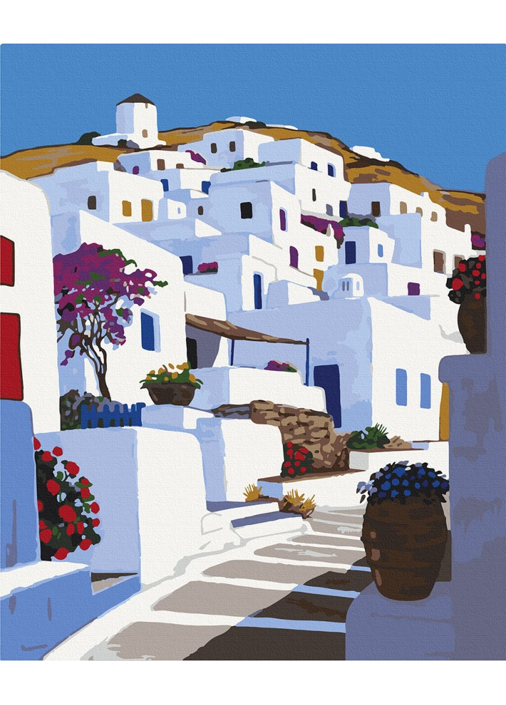 Картина по номерам "Санторини. Греция" 11238-AC 40х50 см Art Craft (253827247)