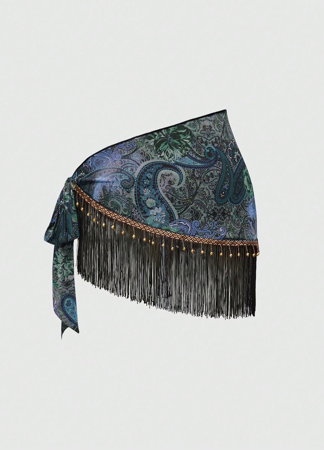 Разноцветная праздничный, вечерний цветочной расцветки юбка SHEIN тюльпан