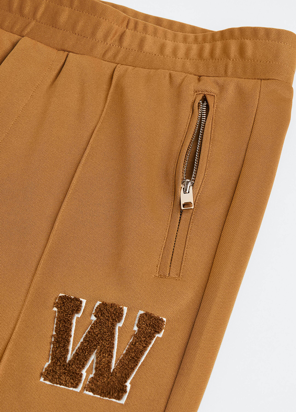 Светло-коричневые кэжуал демисезонные брюки H&M