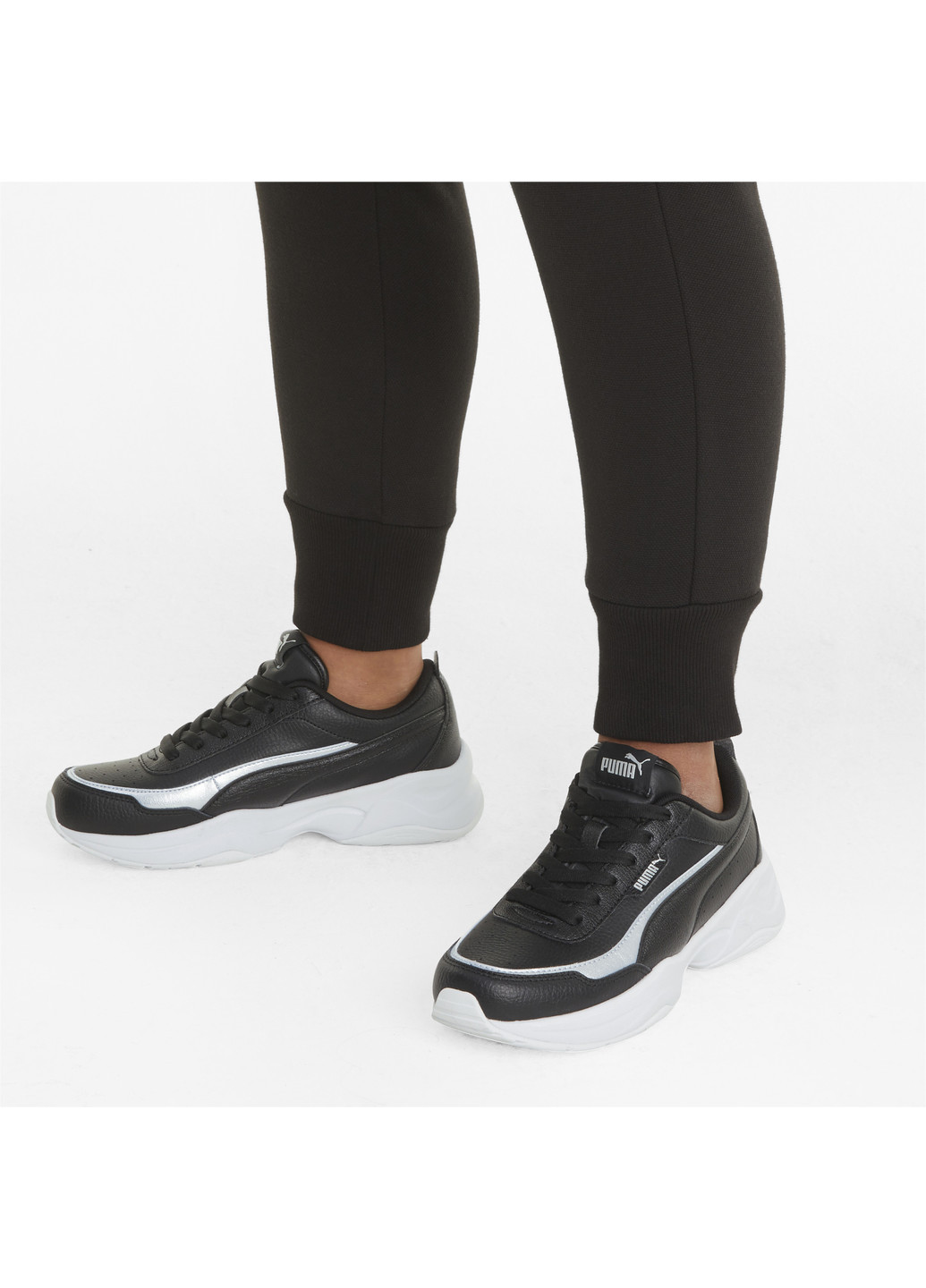 Чорні всесезонні кросівки cilia mode lux women's trainers Puma