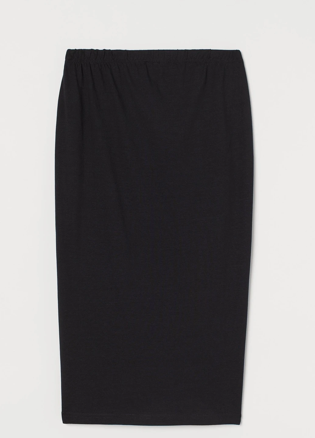 Черная однотонная юбка для беременных H&M