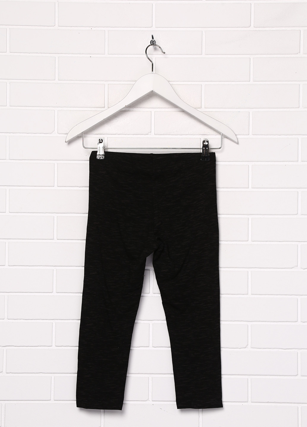 Черные домашние демисезонные брюки со средней талией H&M
