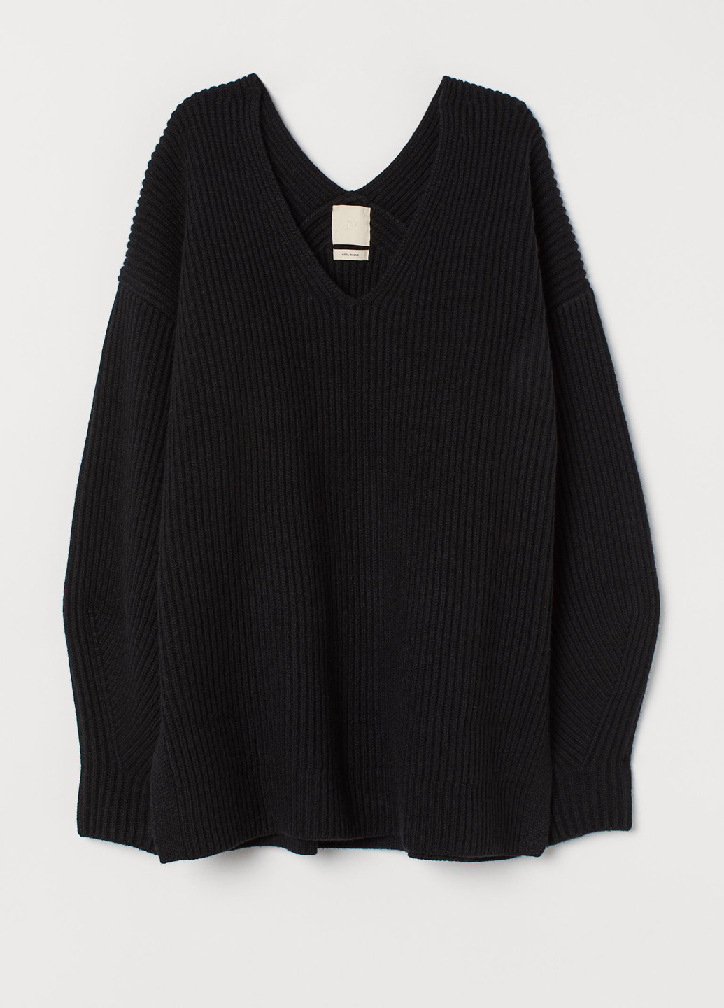 Черный демисезонный пуловер H&M