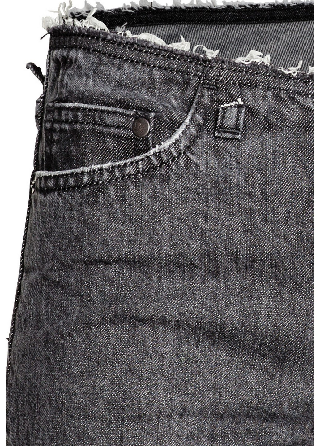 Джинси H&M меланжі чорні джинсові бавовна