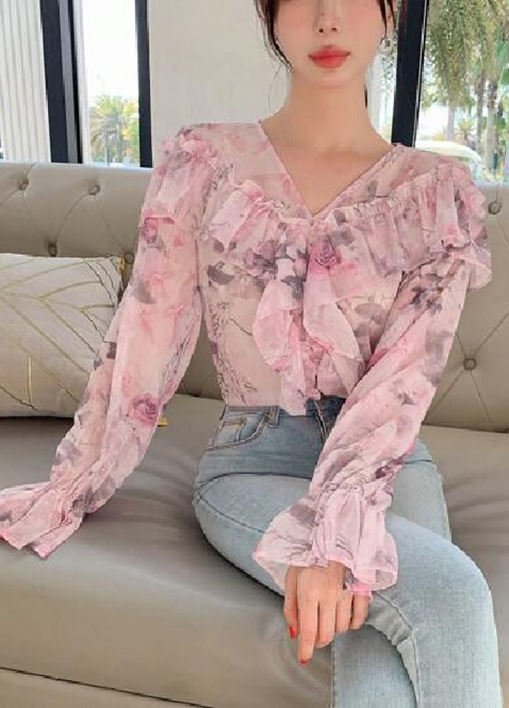 Комбінована блуза Dazy