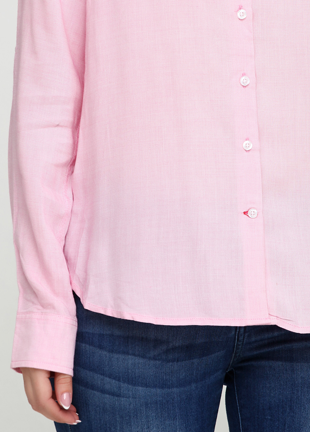 Розовая кэжуал рубашка Marc Lauge