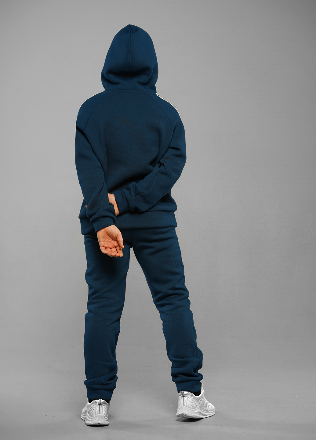 Синий демисезонный синий демисезонный спортивный костюм с принтом брючный Sinthia