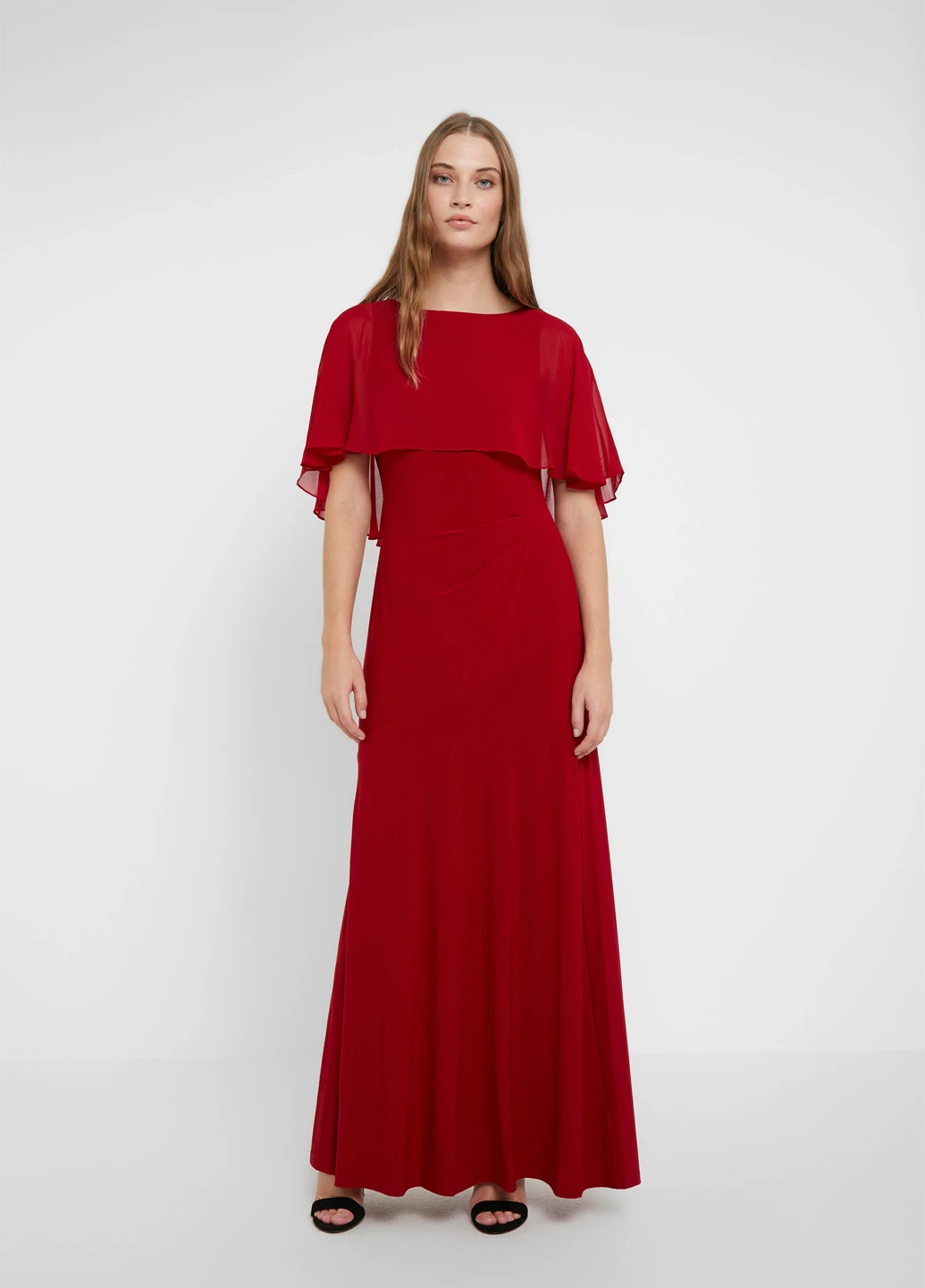 Червона вечірня сукня Ralph Lauren