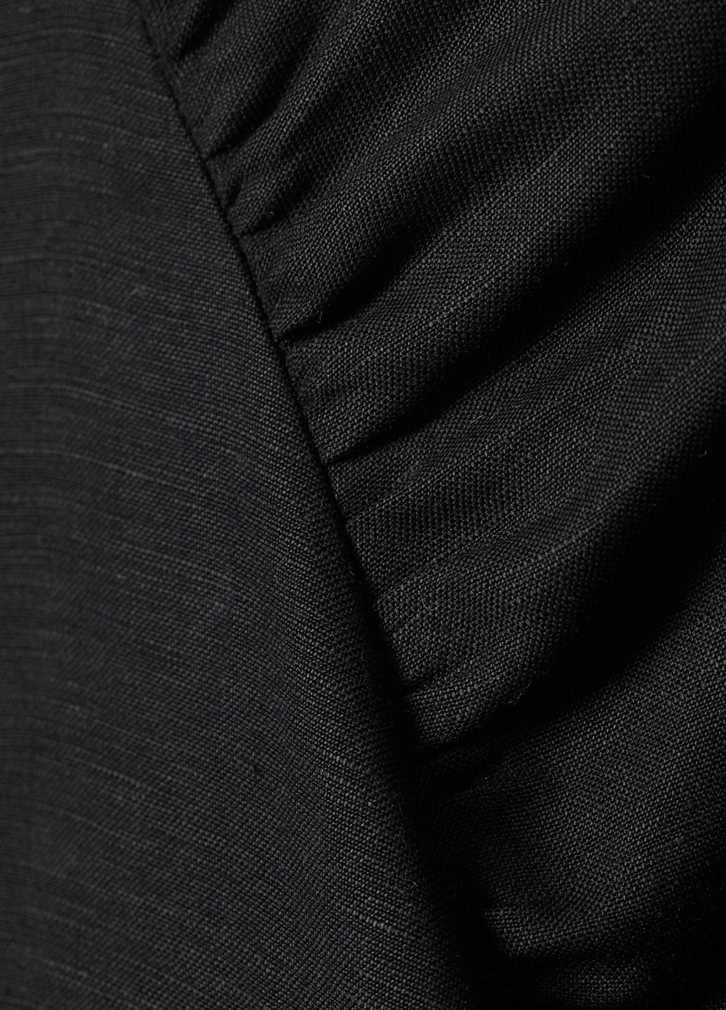 Черное кэжуал платье а-силуэт H&M однотонное