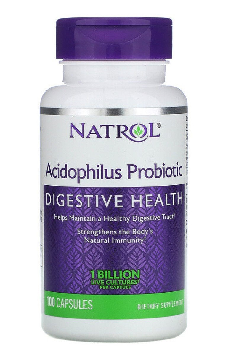 Пробиотики Acidophilus, 1 Billion,, 100 капсул Natrol (228292101)