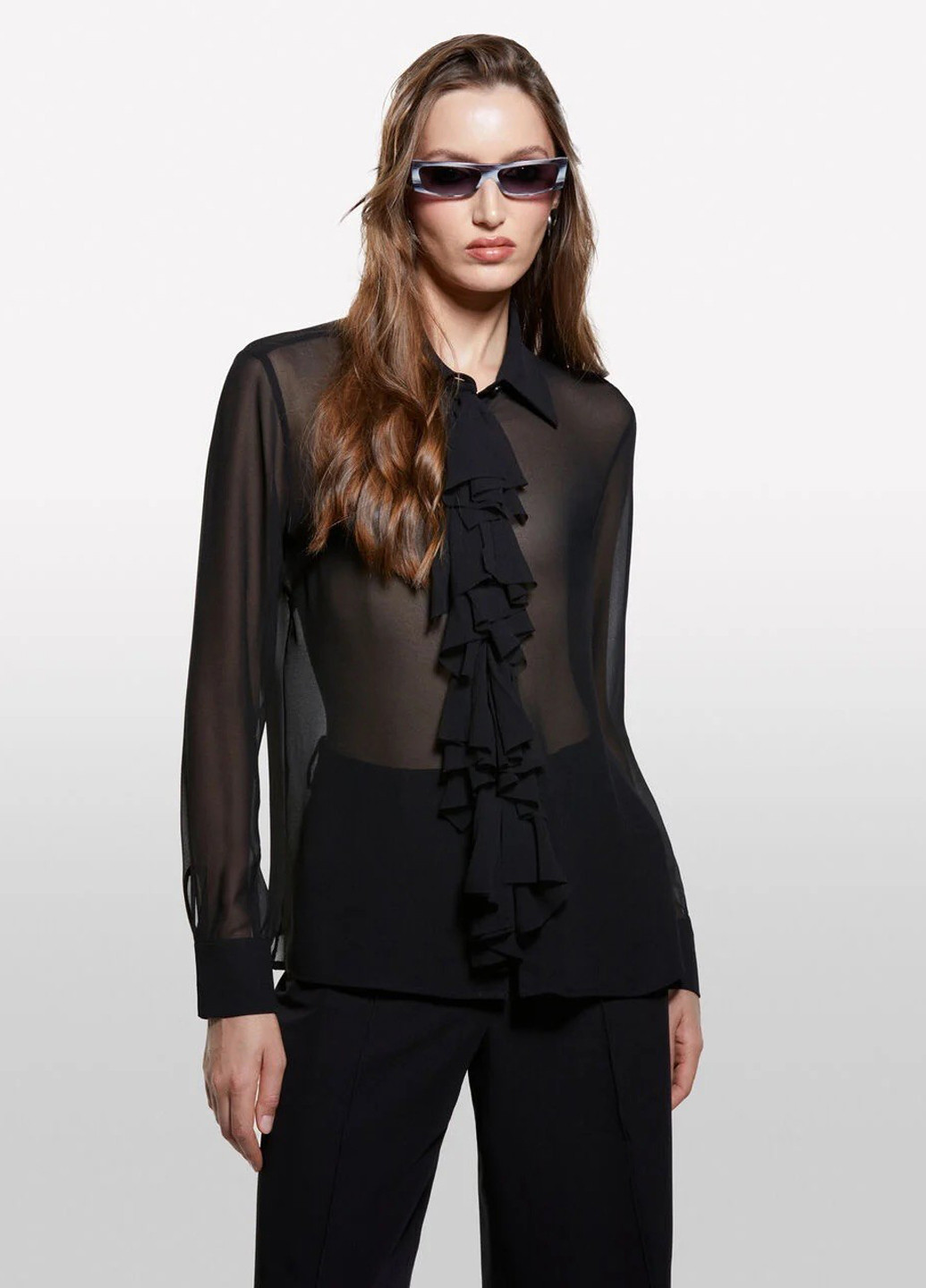 Чорна блуза Sisley