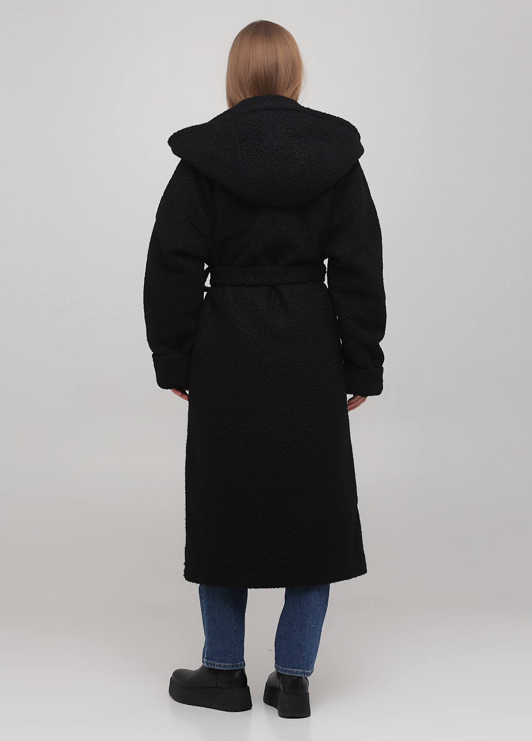Черное демисезонное Пальто Andrukh