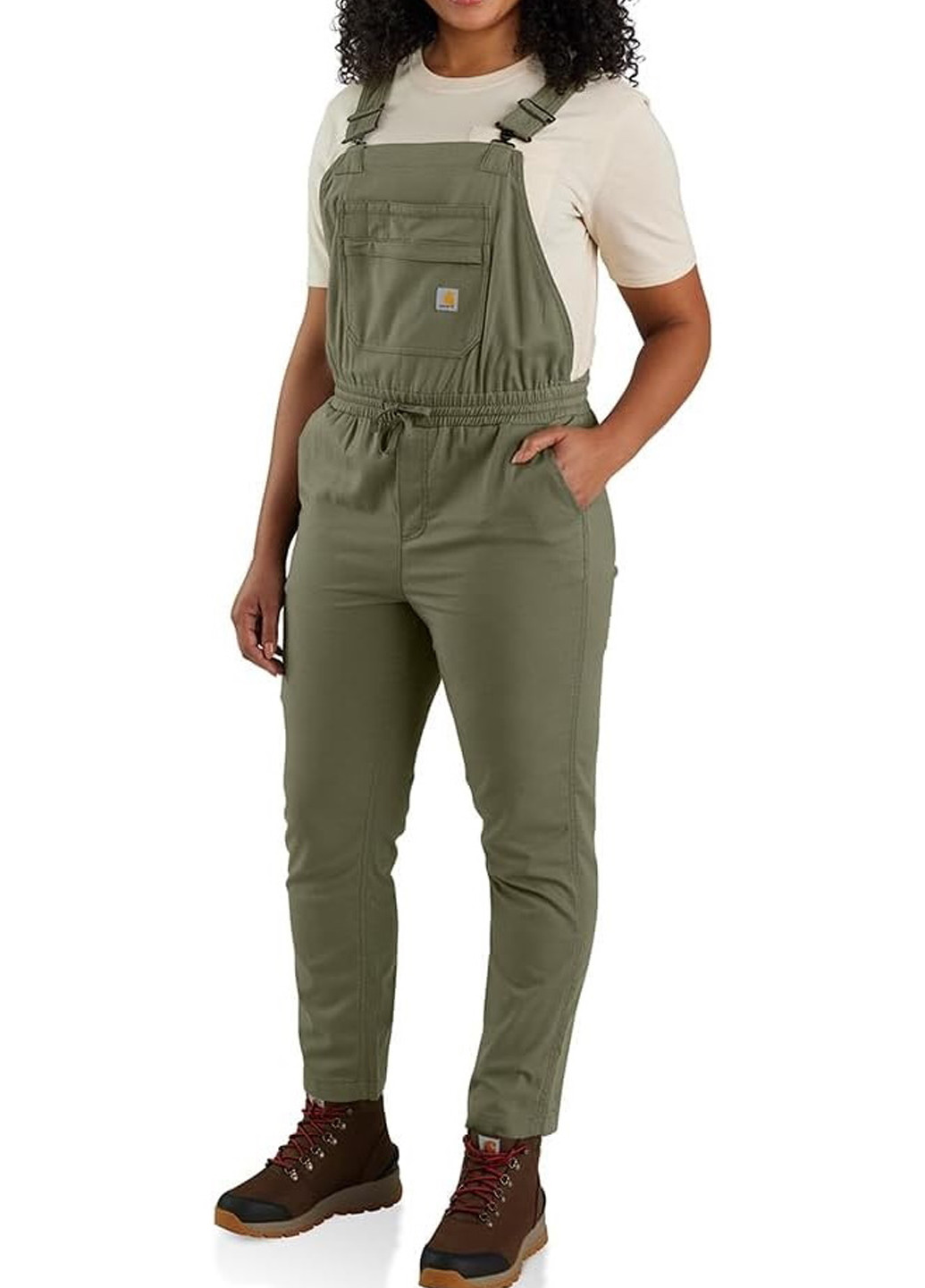 Комбинезон Carhartt комбинезон-брюки однотонный кэжуал хлопок