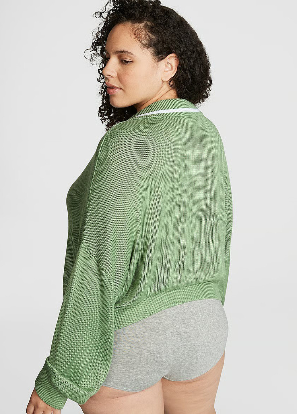 Салатовий демісезонний светр Victoria's Secret