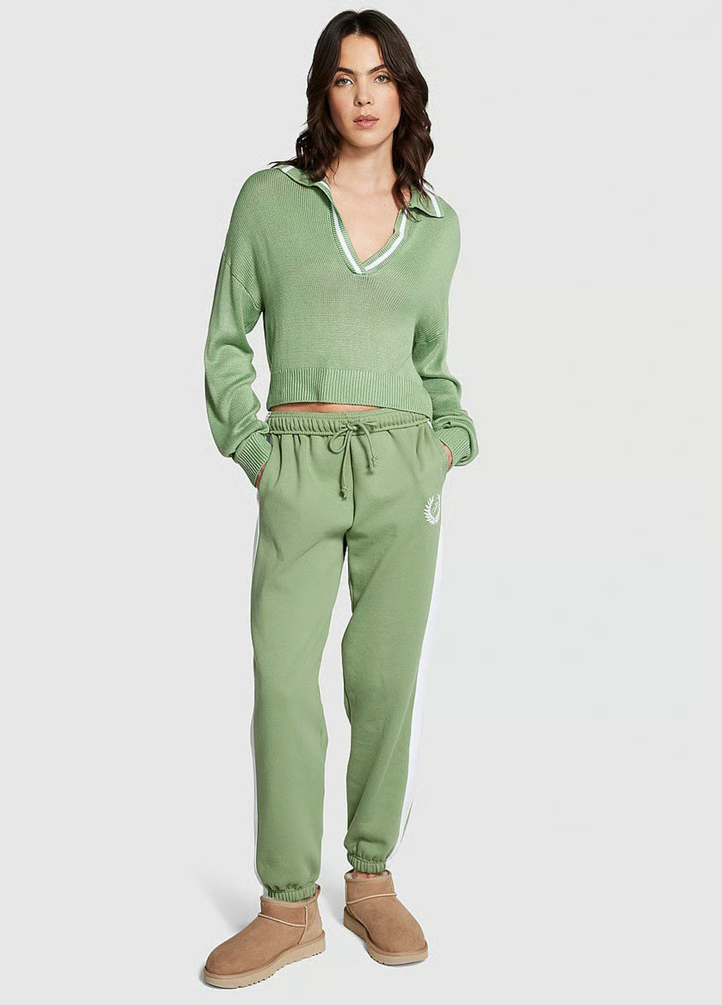 Салатовий демісезонний светр Victoria's Secret