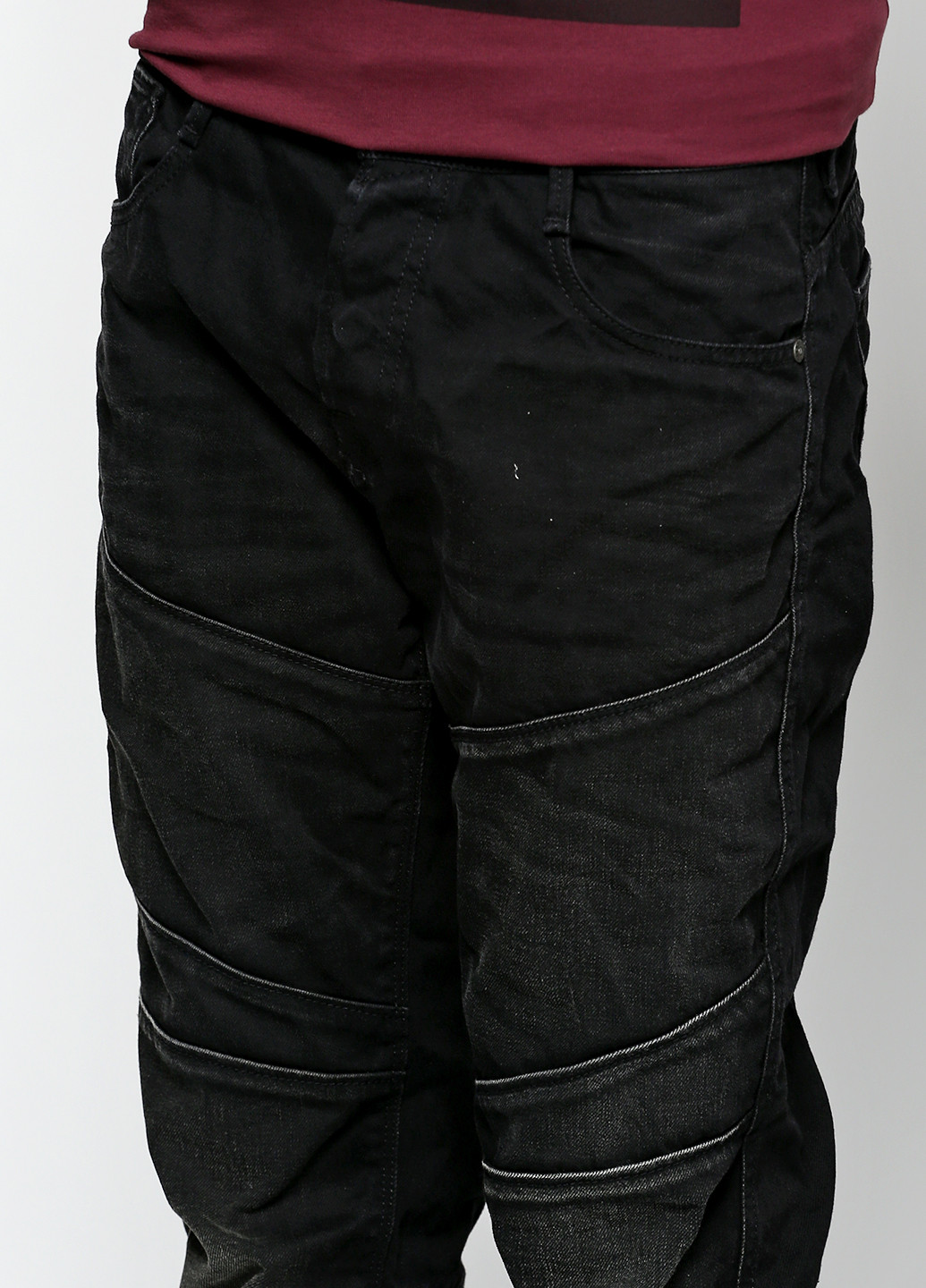 Черные кэжуал демисезонные со средней талией брюки Jack & Jones