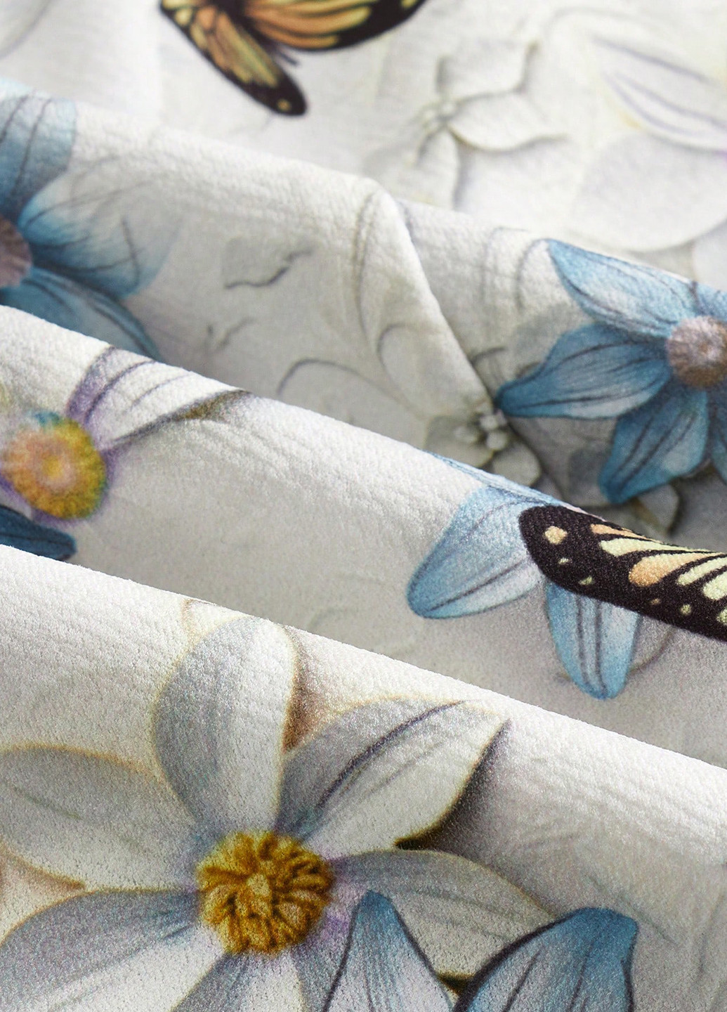 Кремовый женский жакет SHEIN с цветочным узором - демисезонный