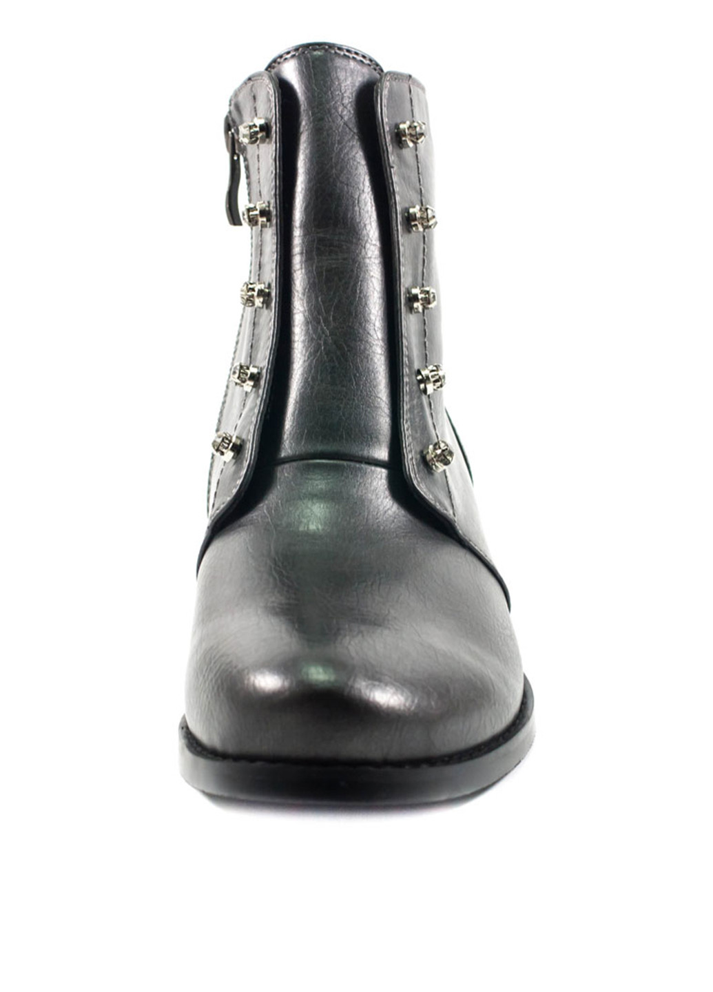 Осенние ботинки Fabio Monelli с металлическими вставками из искусственной кожи