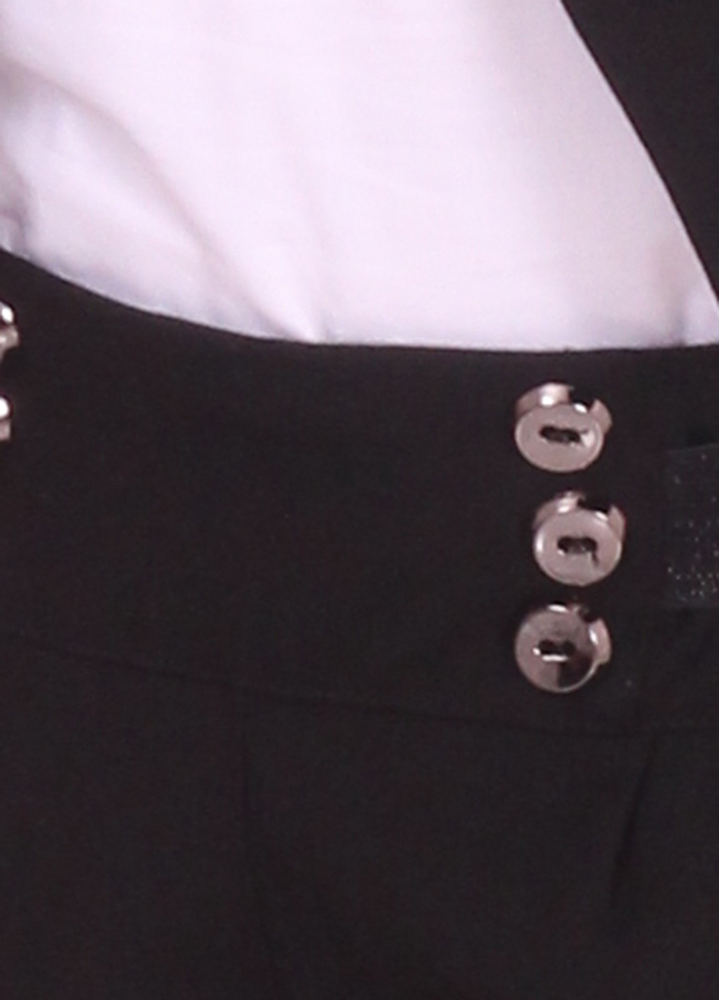 Черный демисезонный костюм (жакет, брюки) с длинным рукавом Colabear
