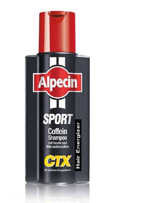 Шампунь проти випадіння волосся з кофеїном за інтенсивної втрати енергії 250 мл Sport CTX Alpecin hair energizer (254526723)