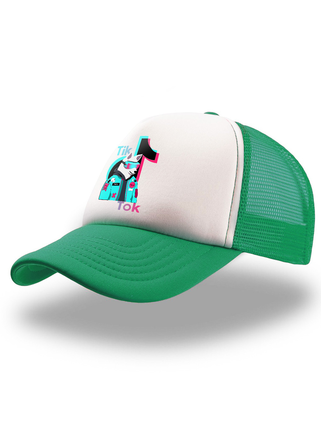 Кепка Тракер дитяча Волк ТікТок (Wolf TikTok) (33404-1645) MobiPrint (220824582)