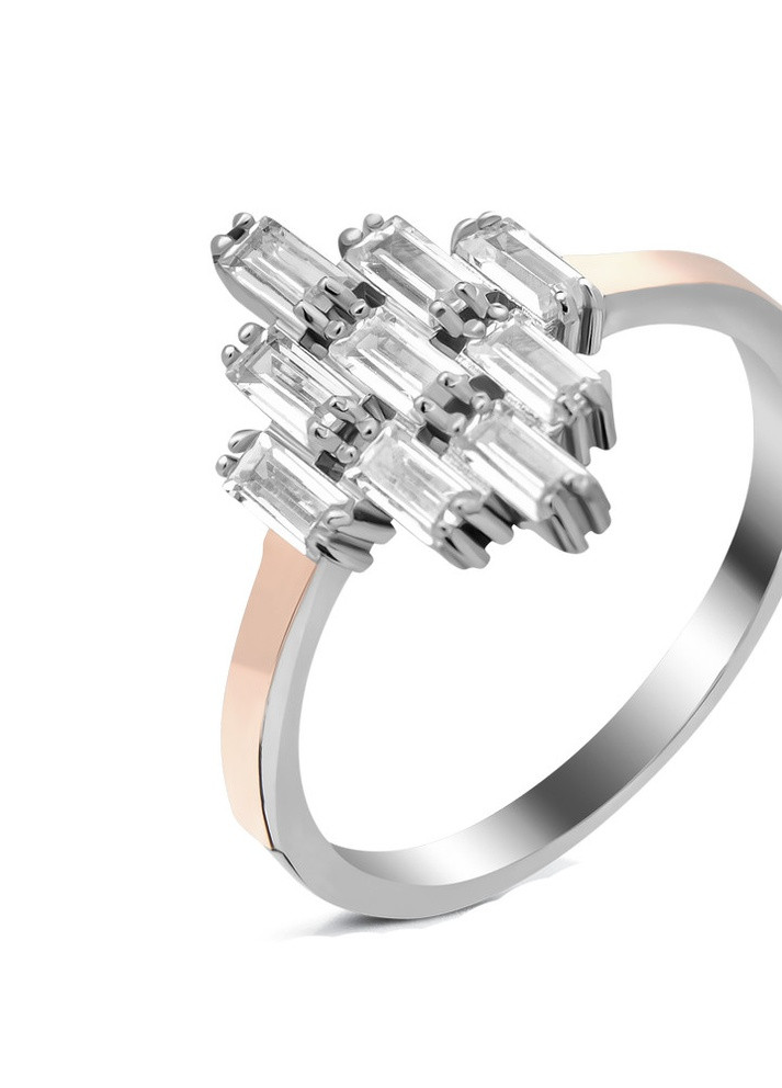 Серебряное кольцо с фианитами Golden Silver (251241061)