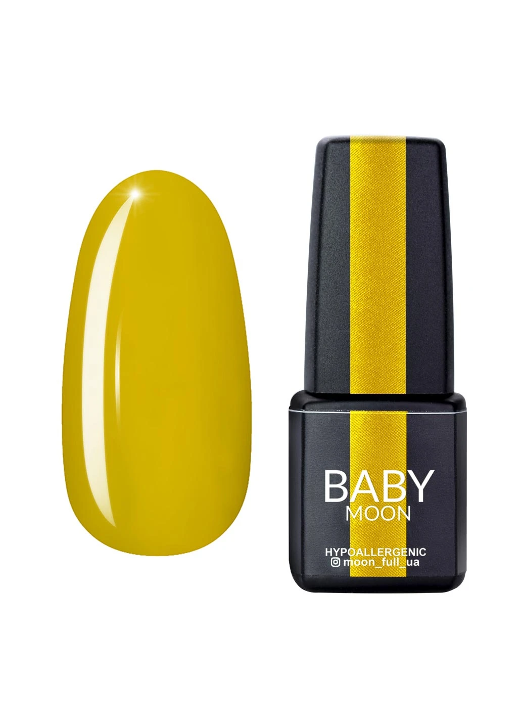 Гель лак BABY Sunny Solo Gel polish, 6 мл №002 горчичный Moon (251422595)