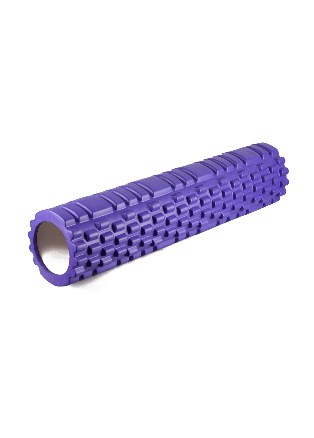 Масажний ролик Grid Roller v3.1 60 см фіолетовий (ролер, валик, циліндр для йоги, пілатесу і масажу) EasyFit (237657503)